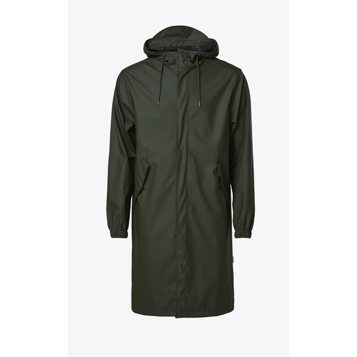 Rains Fishtail Parka Green Raincoat
