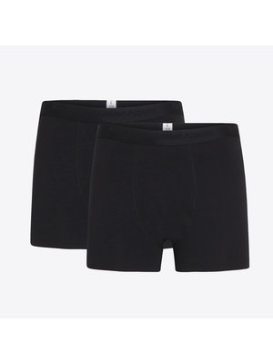 Knowledge Cotton Maple 2-Pack Black Jet Underwear