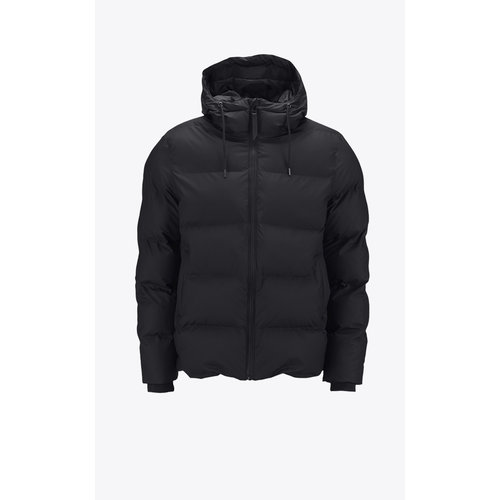Rains Puffer Jacket Black Coat