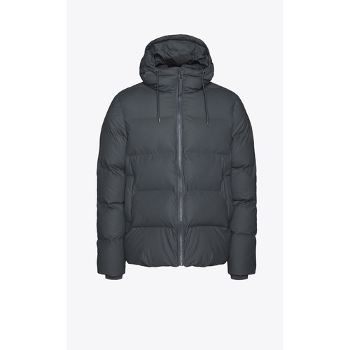 Rains Puffer Jacket Slate Jas Rains Puffer Jacket Slate Jas