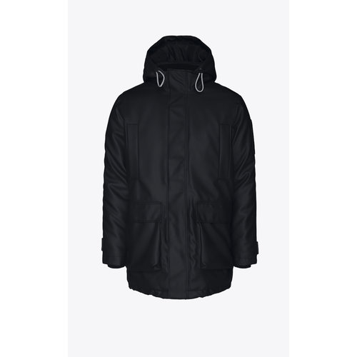 Rains Glacial Parka Black Jas Rains Glacial Parka Black Jas
