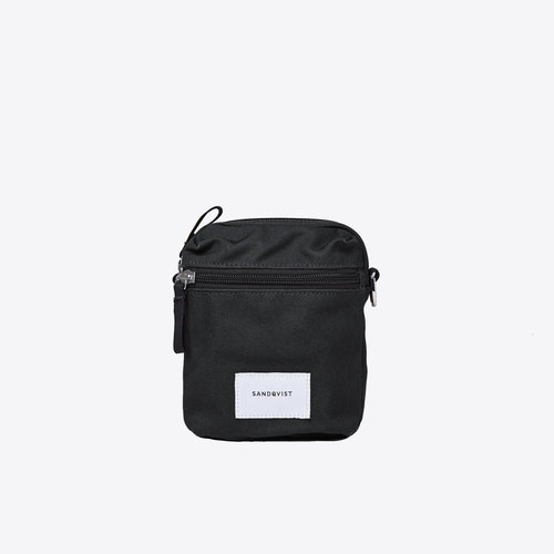 Sandqvist Sixten Vegan Black Shoulder Bag Sandqvist Sixten Vegan Black Shoulder Bag