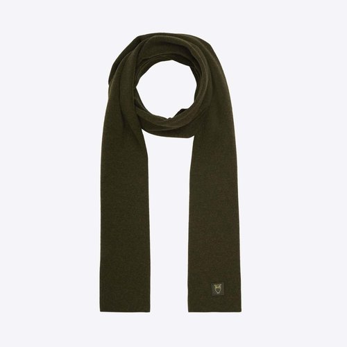 Knowledge Cotton Juniper Organic Wool Scarf Forest Night Halsduk