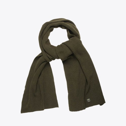 Knowledge Cotton Juniper Ribbing Scarf Forest Night Foulard