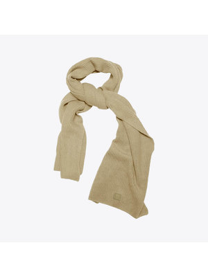 Knowledge Cotton Juniper Ribbing Scarf Kelp Foulard