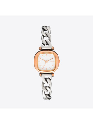 Komono Moneypenny Revolt Rose Gold Silver Mix Montre