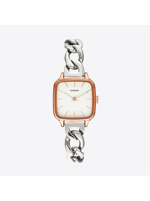 Komono Kate Revolt Rose Gold Silver Mix Montre