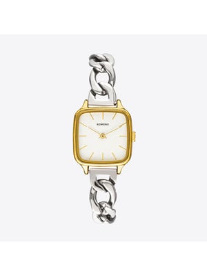 Komono Kate Revolt Gold Silver Mix Watch