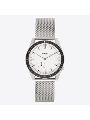 Komono Ray Legacy Mesh Silver Horloge