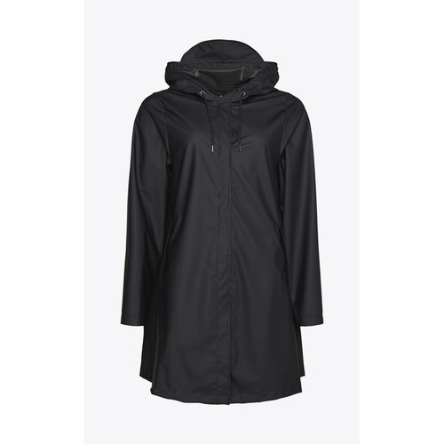 Rains A-line Jacket Black Raincoat Rains A-line Jacket Black Raincoat