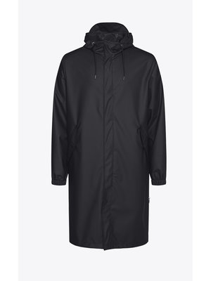 Rains Fishtail Parka Black Impermeabile