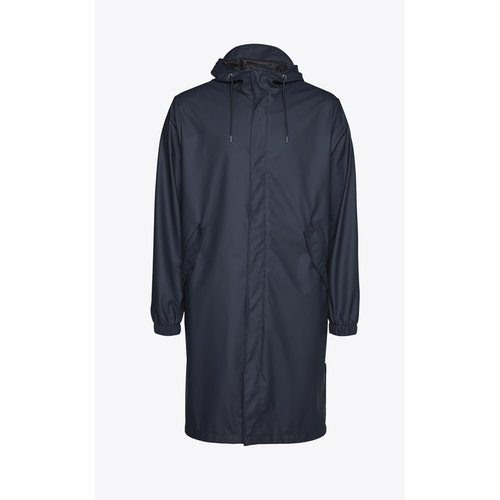 Rains Fishtail Parka Navy Regnjakke