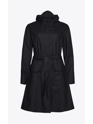 Rains Curve Jacket Black Imperméable