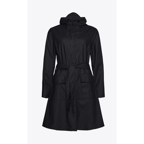 Rains Curve Jacket Black Regenmantel