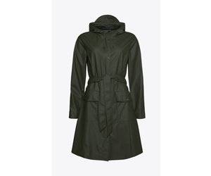 Rains Curve Jacket Green Raincoat FREE 24h delivery Thunderkraft