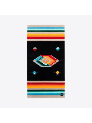 Slowtide Valen Black Beach Towel