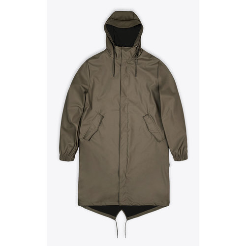 Rains Fishtail Parka Wood Regenjas Rains Fishtail Parka Wood Regenjas
