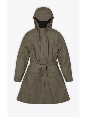 Rains Curve Jacket Wood Regnjakke