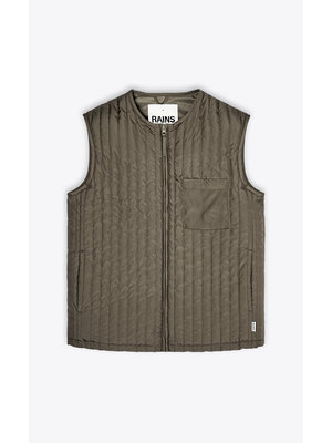 Rains Liner Vest Wood Gilet Trapuntato