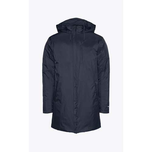 Rains Padded Nylon Coat Navy Coat