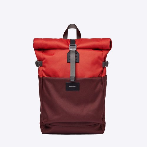 Sandqvist Ilon Multi Moss Red Rugzak Sandqvist Ilon Multi Moss Red Rugzak