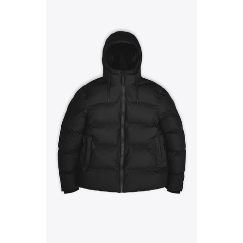 Rains Puffer Jacket Black Coat Rains Puffer Jacket Black Coat