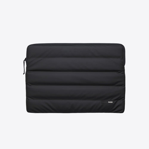 Rains Laptop Cover Quilted Black 15 inch Laptophoes Rains Laptop Cover Quilted Black 15 inch Laptophoes