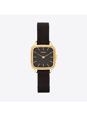 Komono Kate Heritage Black Horloge