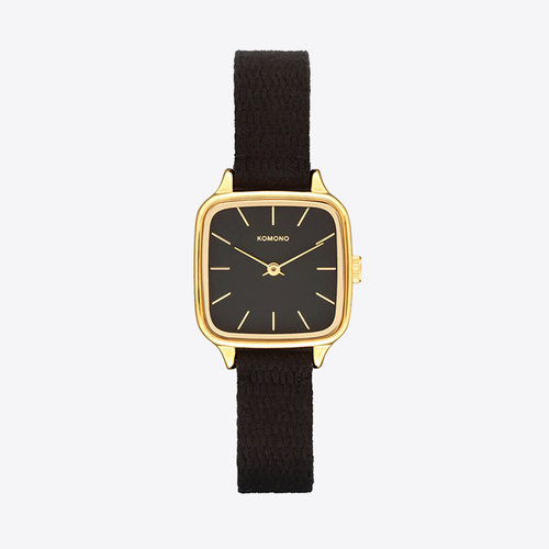 Komono Kate Heritage Black Uhr