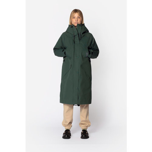 GoFranck Cold Winter Trekking Green Parka