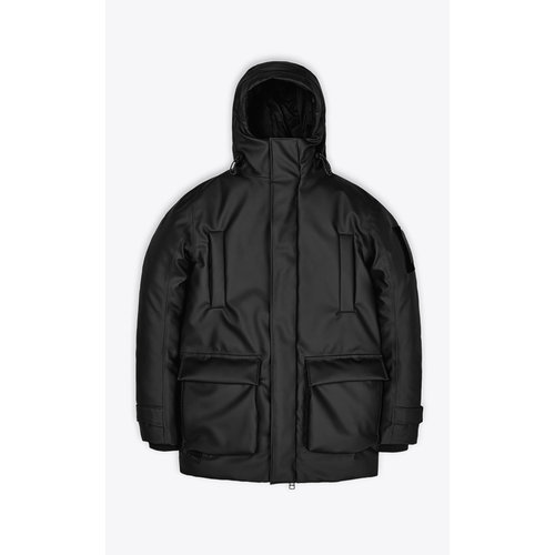 Rains Glacial Parka Black Jas Rains Glacial Parka Black Jas