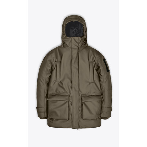 Rains Glacial Parka Wood Coat Rains Glacial Parka Wood Coat