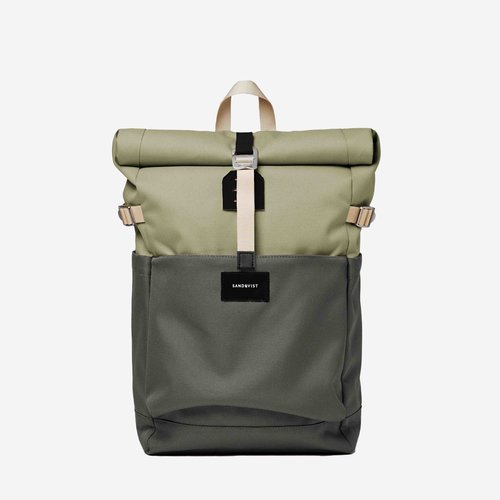 Sandqvist Ilon Dew Green Night Grey Rugzak Sandqvist Ilon Dew Green Night Grey Rugzak