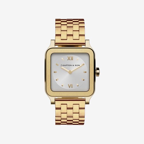 Kapten and Son Tresor Gold Steel Montre