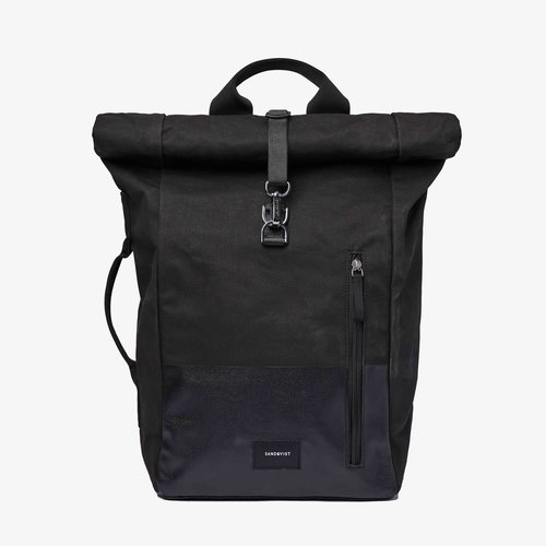 Sandqvist Dante Vegan Black Rugzak Sandqvist Dante Vegan Black Rugzak