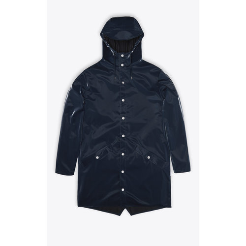 Rains Long Jacket Ink Raincoat