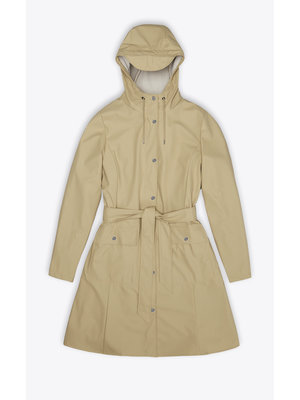 Rains Curve Jacket Sand Raincoat