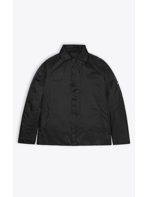 Rains Fuse Overshirt Black Jas