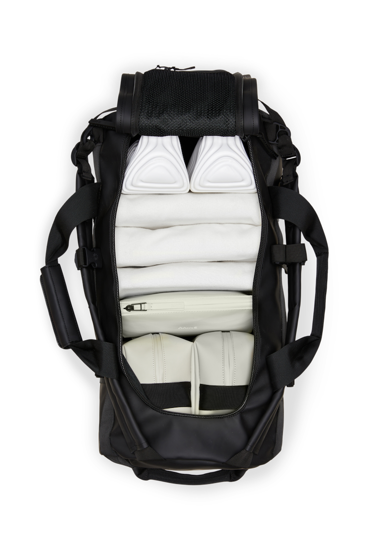 Rains Duffel Bag Small Black Duffel Backpack FREE 24h delivery