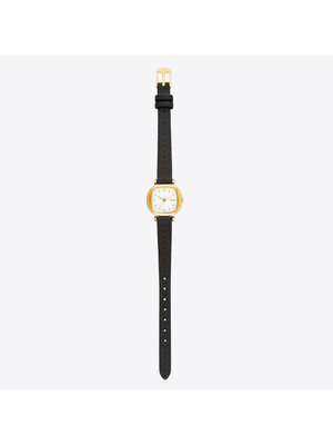 Komono Moneypenny Monogram Gold Black Uhr - KOSTENLOSE Lieferung