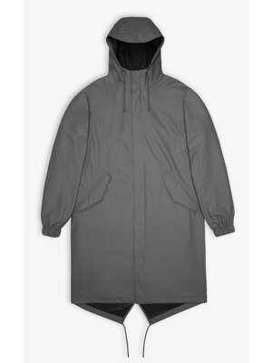 Rains Fishtail Parka Grey Imperméable