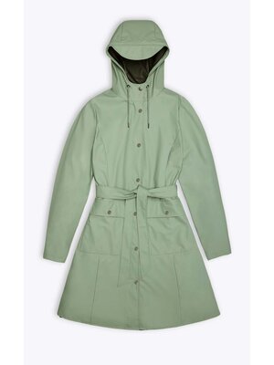 Rains Curve Jacket Haze Regnjakke