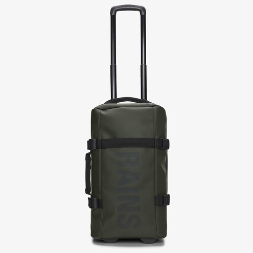 Rains Travel Bag Small Green Suitcase