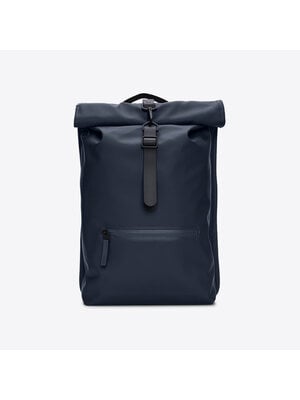 Rains Rolltop Rucksack Navy Rucksack