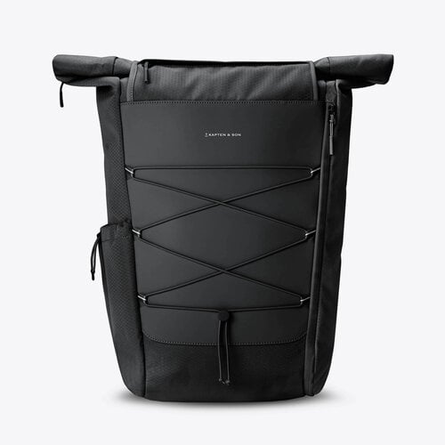 Kapten and Son Banff All Black Rucksack