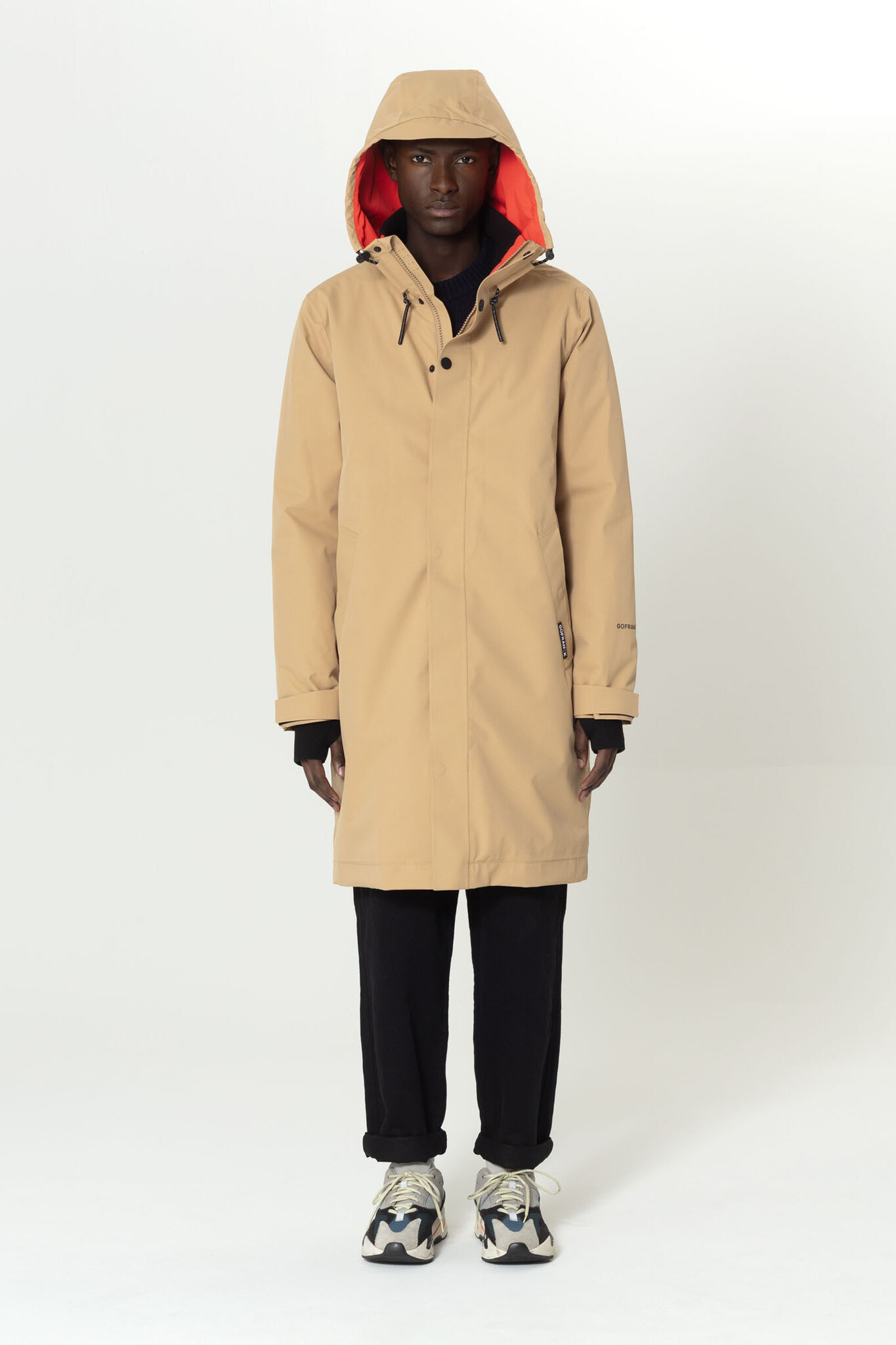 Tan parka store coat