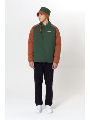 GoFranck The Wave Leather Brown Green Cappotto