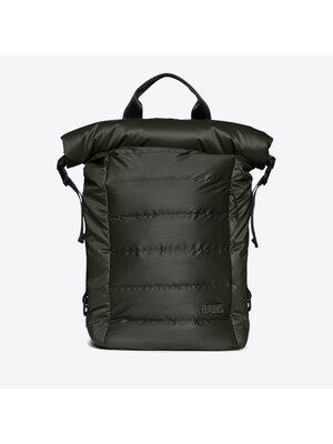 Rains Bator Puffer Backpack Green Ryggsäck