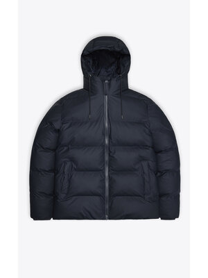 Rains Alta Puffer Jacket Navy Cappotto