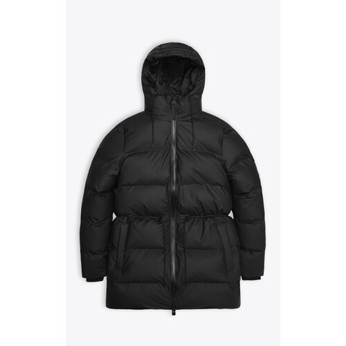 Rains W Alta Puffer Parka Black Coat Rains W Alta Puffer Parka Black Coat